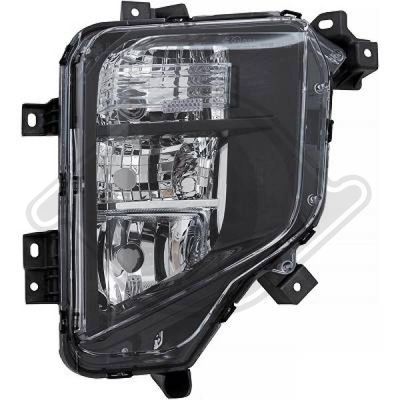 Противотуманная фара DIEDERICHS 5883988 для MITSUBISHI L200