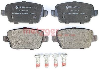 Brake Pad Set, disc brake 1170058