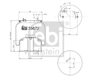 FEBI BILSTEIN Federbalg, Luftfederung