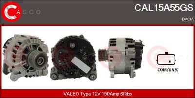 GENERATOR / ALTERNATOR CASCO CAL15A55GS