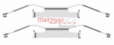 Комплектующие, колодки дискового тормоза METZGER 109-1680 для FIAT 500L