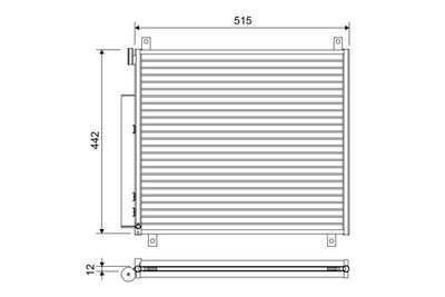 VALEO 822655 Радиатор кондиционера  для SUZUKI IGNIS (Сузуки Игнис)