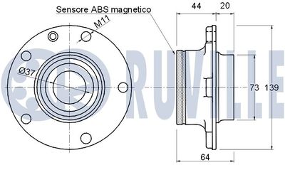 RADLAGERSATZ RUVILLE 220051 1