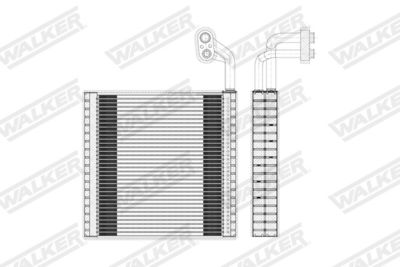 VERDAMPFER KLIMAANLAGE WALKER WEV00134 8