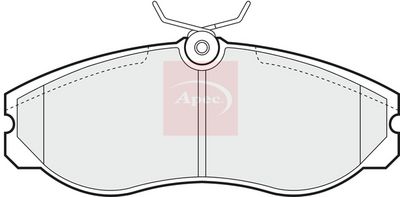 APEC Brake Pad Set, disc brake PAD806