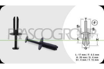 HALTECLIPSATZ KAROSSERIE PRASCO BM804CL01