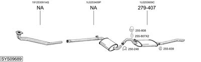 SISTEM DE ESAPAMENT BOSAL SYS09689