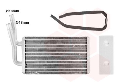 VAN WEZEL 18016701 Радиатор печки  для FORD TRANSIT (Форд Трансит)