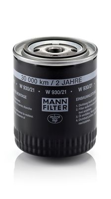 MANN-FILTER Oliefilter (W 930/21)