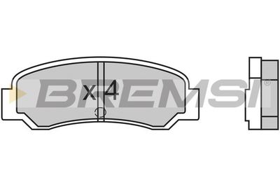 Комплект тормозных колодок, дисковый тормоз BREMSI BP2300 для MITSUBISHI LANCER