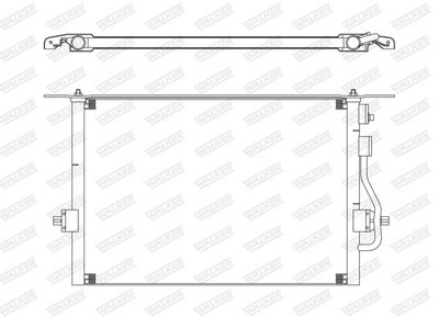 CONDENSATOR CLIMATIZARE WALKER WCD00259 8