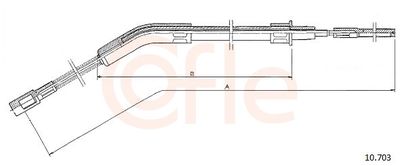 CABLU FRANA DE PARCARE