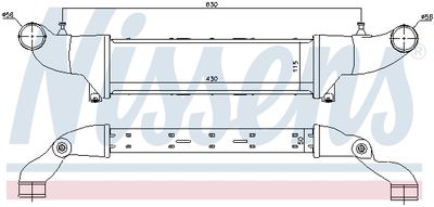 INTERCOOLER COMPRESOR NISSENS 96859 4