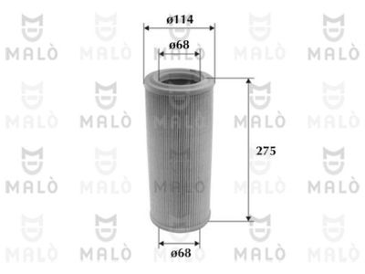 AKRON-MALÒ 1500044 Воздушный фильтр  для FIAT IDEA (Фиат Идеа)