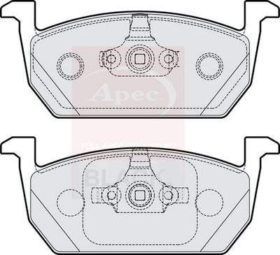 APEC Brake Pad Set, disc brake PAD2216B