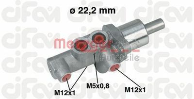 METZGER 202-436 Головний гальмівний циліндр для MINI (Мини)