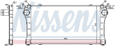 INTERCOOLER COMPRESOR NISSENS 96564 4