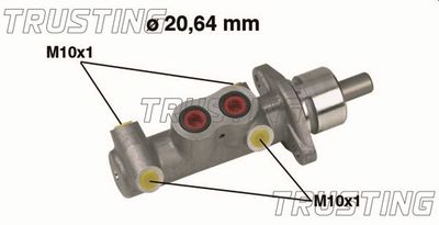 TRUSTING PF235 Ремкомплект тормозного цилиндра  для FIAT PUNTO (Фиат Пунто)