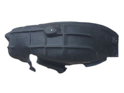 Plastic spatbordbekleding Achter Links (synthetische vezel) past: AUDI A6 C6 10.08-08.11