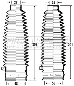 Bellow Kit, steering FIRST LINE FSG3357
