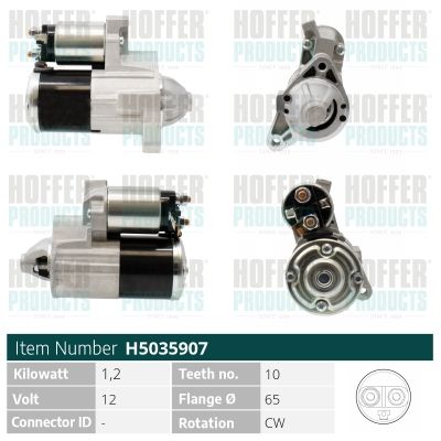 STARTER HOFFER H5035907