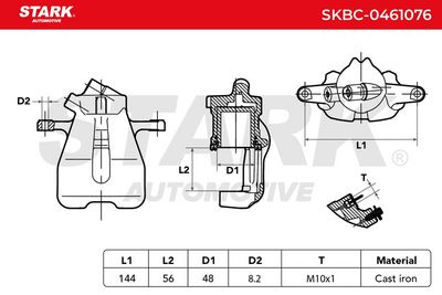 спирачен апарат STARK SKBC-0461076