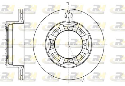 Тормозной диск ROADHOUSE 61170.10 для RENAULT TRUCKS MASCOTT