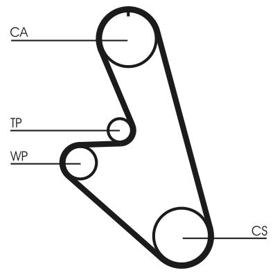 CUREA DE DISTRIBUTIE CONTINENTAL CTAM CT535