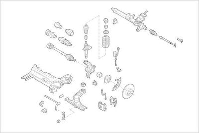 SUSPENSIE ROATA DELPHI OEVW000011763F