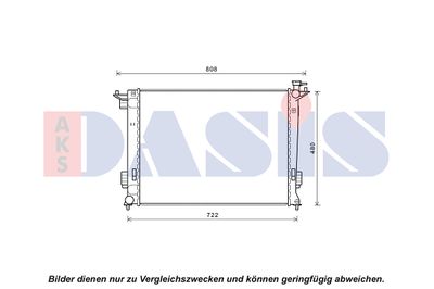 RADIATOR RACIRE MOTOR AKS DASIS 510175N