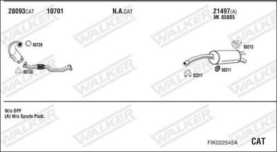 SISTEM DE ESAPAMENT WALKER FIK022545A