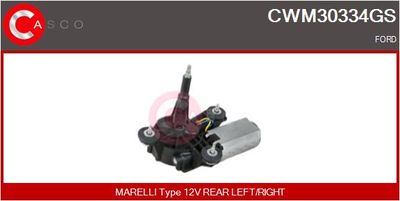 CASCO CWM30334GS Двигатель стеклоочистителя  для FORD KA (Форд Kа)