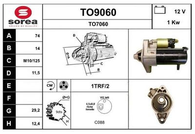 STARTER SNRA TO9060