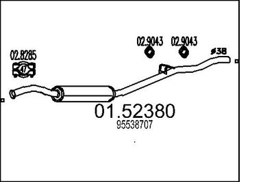 MTS Middendemper (01.52380)