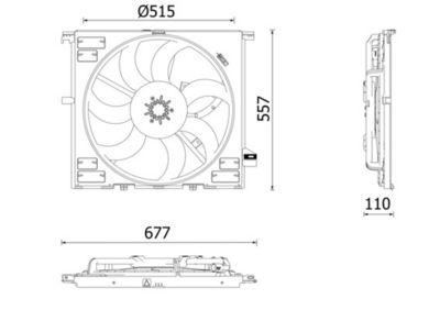 LüFTER MOTORKüHLUNG
