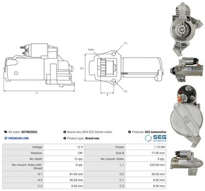 STARTER AS-PL S0700SEG 4