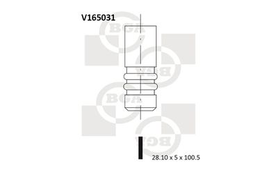 SUPAPA EVACUARE BGA V165031