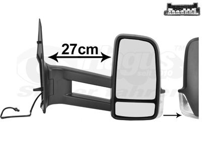 Наружное зеркало VAN WEZEL 5862824 для VW CRAFTER