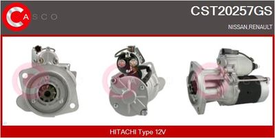 CASCO CST20257GS Стартер для RENAULT MASTER II Автобус (JD) 3.0 dCi 140 (JD0T) CASCO CST20257GS Стартер для RENAULT MASTER II Автобус (JD) 3.0 dCi 140 (JD0T)