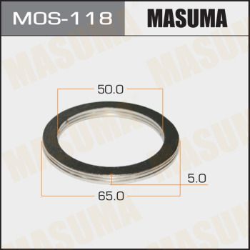 Уплотнительное кольцо, труба выхлопного газа MASUMA MOS-118 для LEXUS GX