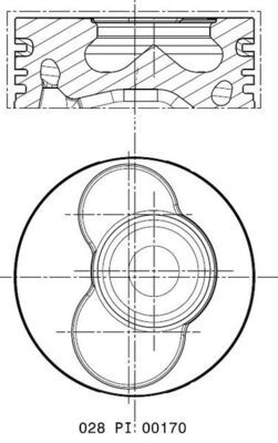 PISTON MAHLE 028PI00170000