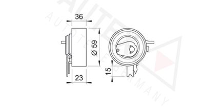 ROLA INTINZATOR CUREA DISTRIBUTIE AUTEX 641455 1