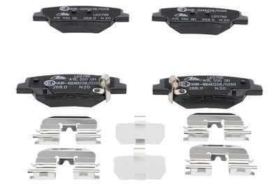 Brake Pad Set, disc brake 13.0470-5786.2