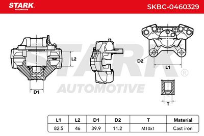 спирачен апарат STARK SKBC-0460329