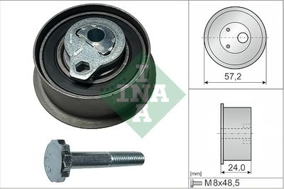 Натяжной ролик, ремень ГРМ INA 531 0923 10 для HYUNDAI i10