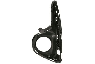 Voorbumper afdekking Voor Rechts (met mistlampgaten, black-matt) past: TOYOTA YARIS XP130 04.17-01.20