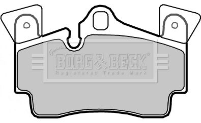 BORG & BECK BBP2352 Тормозные колодки и сигнализаторы  для AUDI Q7 (Ауди Q7)