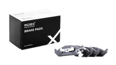 комплект спирачно феродо, дискови спирачки RIDEX 402B1066