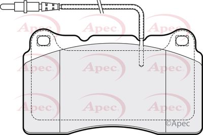 Brake Pad Set APEC PAD1241