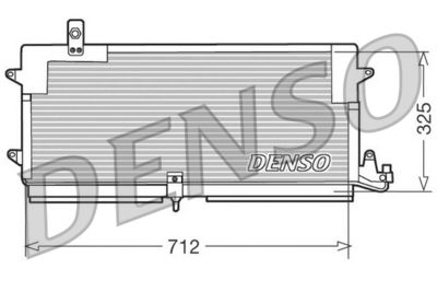DENSO DCN32004 Радиатор кондиционера для VW PASSAT B3/B4 Variant (3A5, 35I)